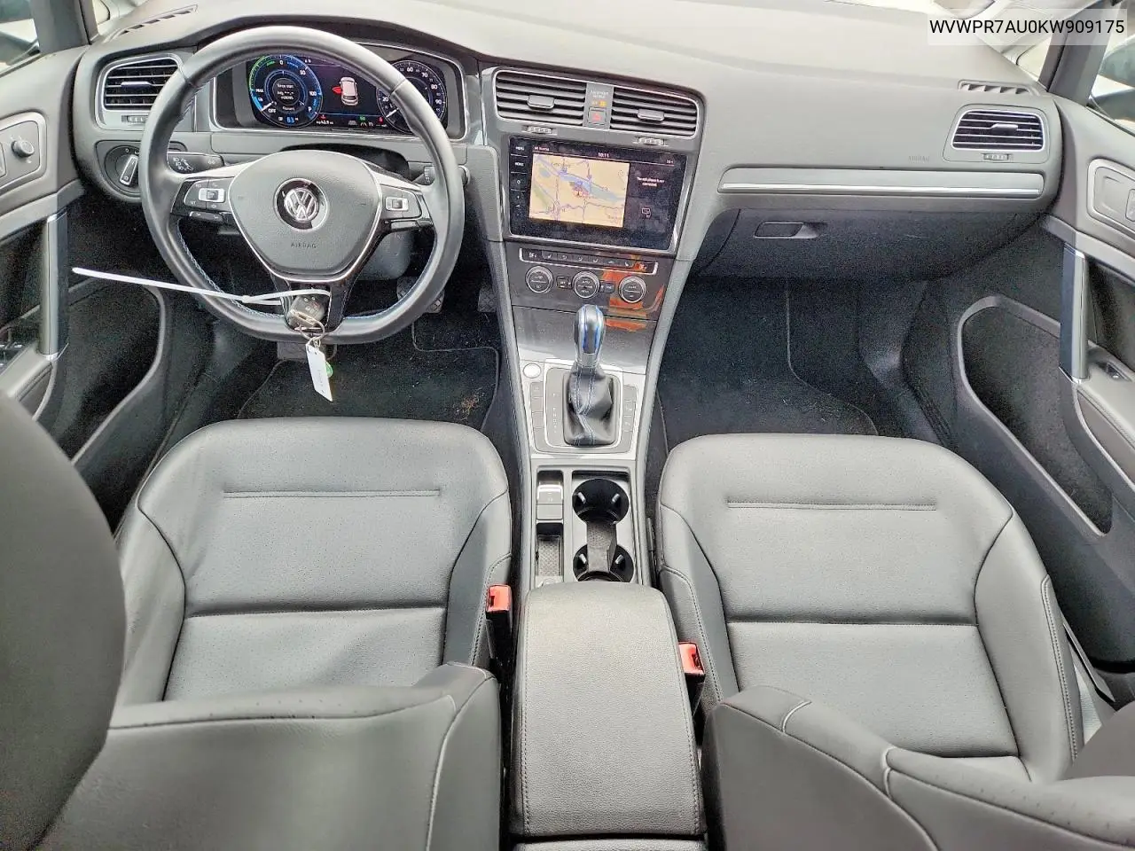 2019 Volkswagen E-Golf Sel Premium VIN: WVWPR7AU0KW909175 Lot: 51118046