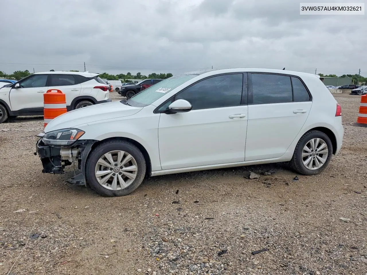 2019 Volkswagen Golf S VIN: 3VWG57AU4KM032621 Lot: 56574586