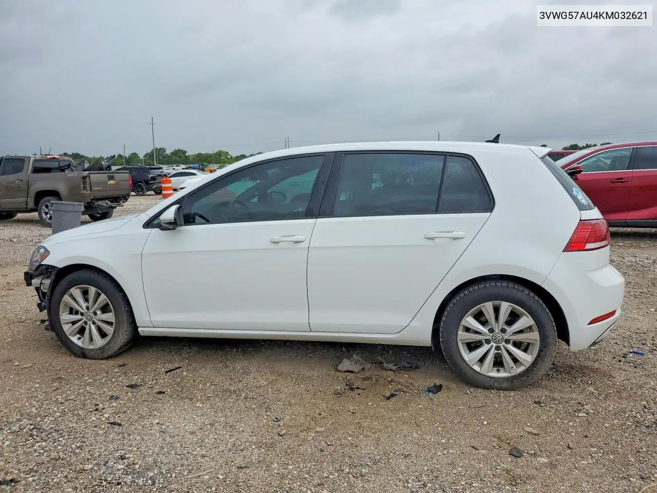 2019 Volkswagen Golf S VIN: 3VWG57AU4KM032621 Lot: 56574586