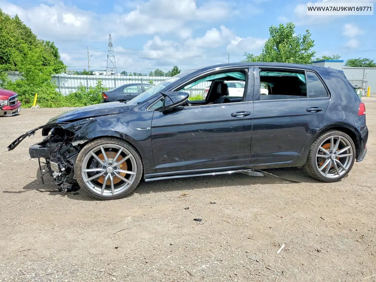 2019 Volkswagen Golf R VIN: WVWVA7AU9KW169771 Lot: 59120916