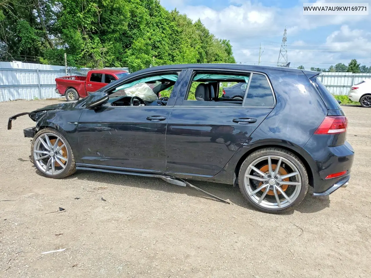 2019 Volkswagen Golf R VIN: WVWVA7AU9KW169771 Lot: 59120916