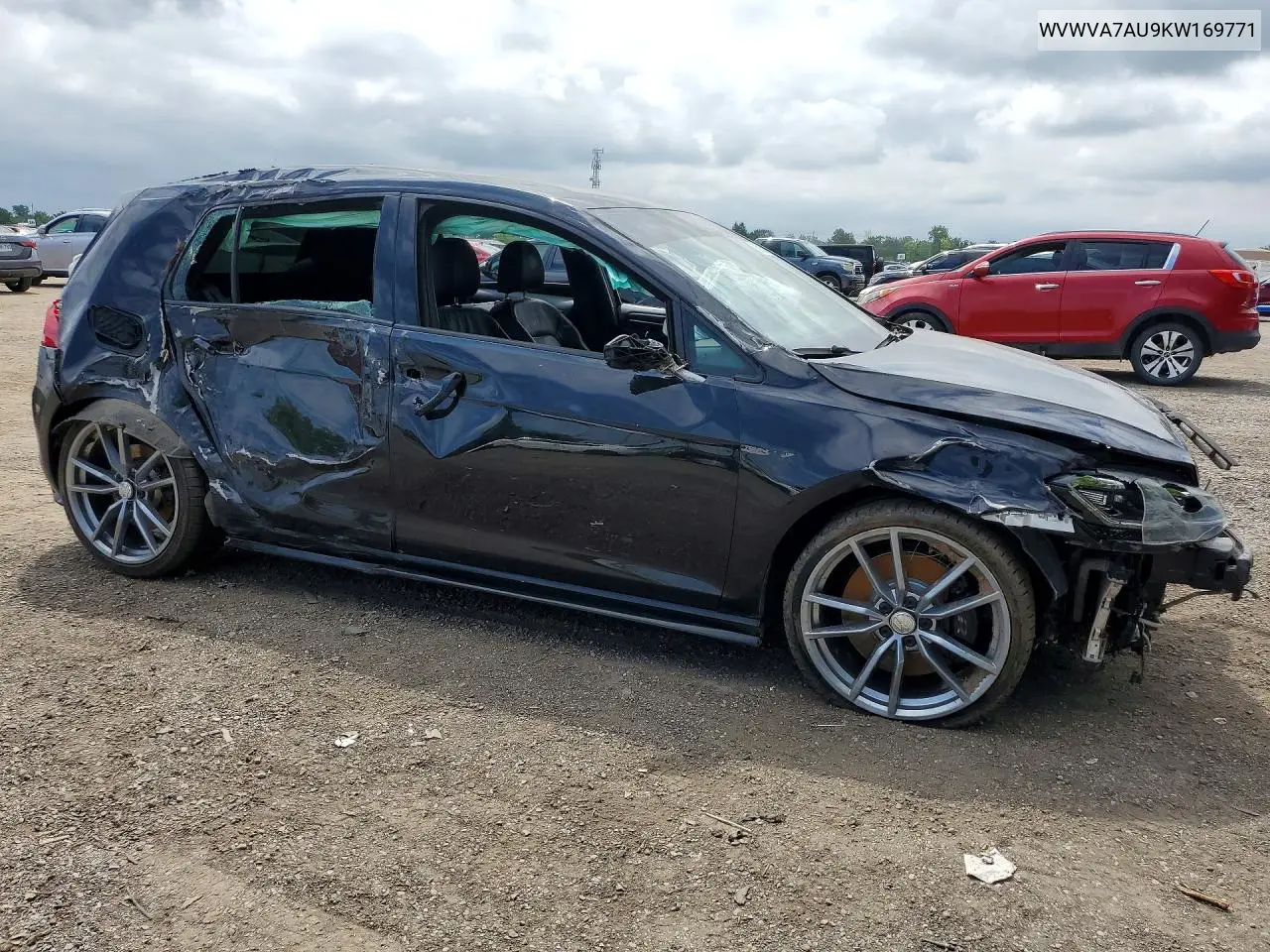 2019 Volkswagen Golf R VIN: WVWVA7AU9KW169771 Lot: 59120916