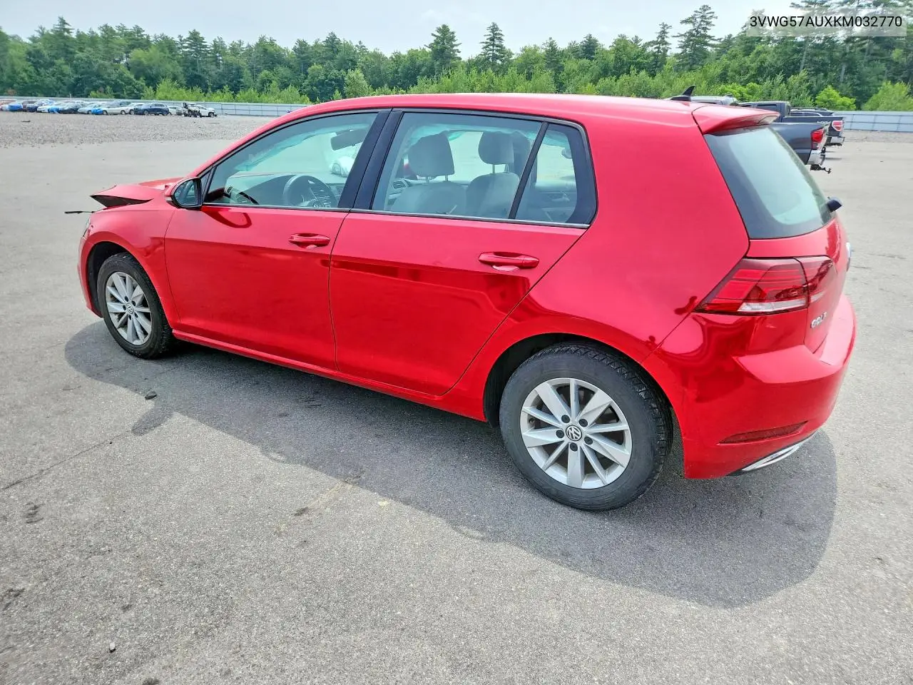 2019 Volkswagen Golf S VIN: 3VWG57AUXKM032770 Lot: 59839606