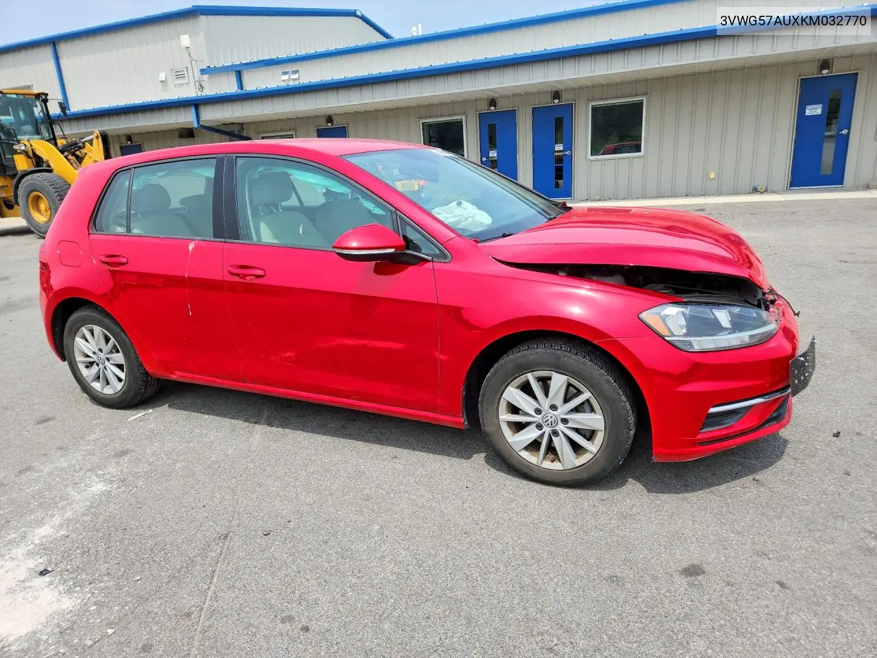 2019 Volkswagen Golf S VIN: 3VWG57AUXKM032770 Lot: 59839606