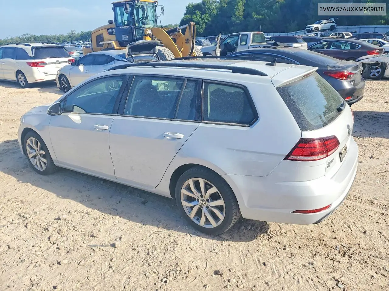 2019 Volkswagen Golf Sportwagen S/Se VIN: 3VWY57AUXKM509038 Lot: 60474276