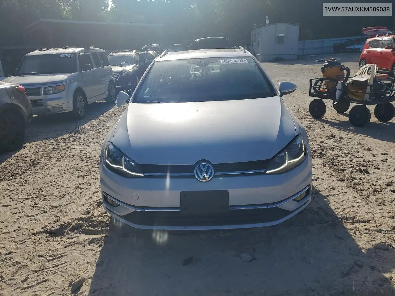 2019 Volkswagen Golf Sportwagen S/Se VIN: 3VWY57AUXKM509038 Lot: 60474276