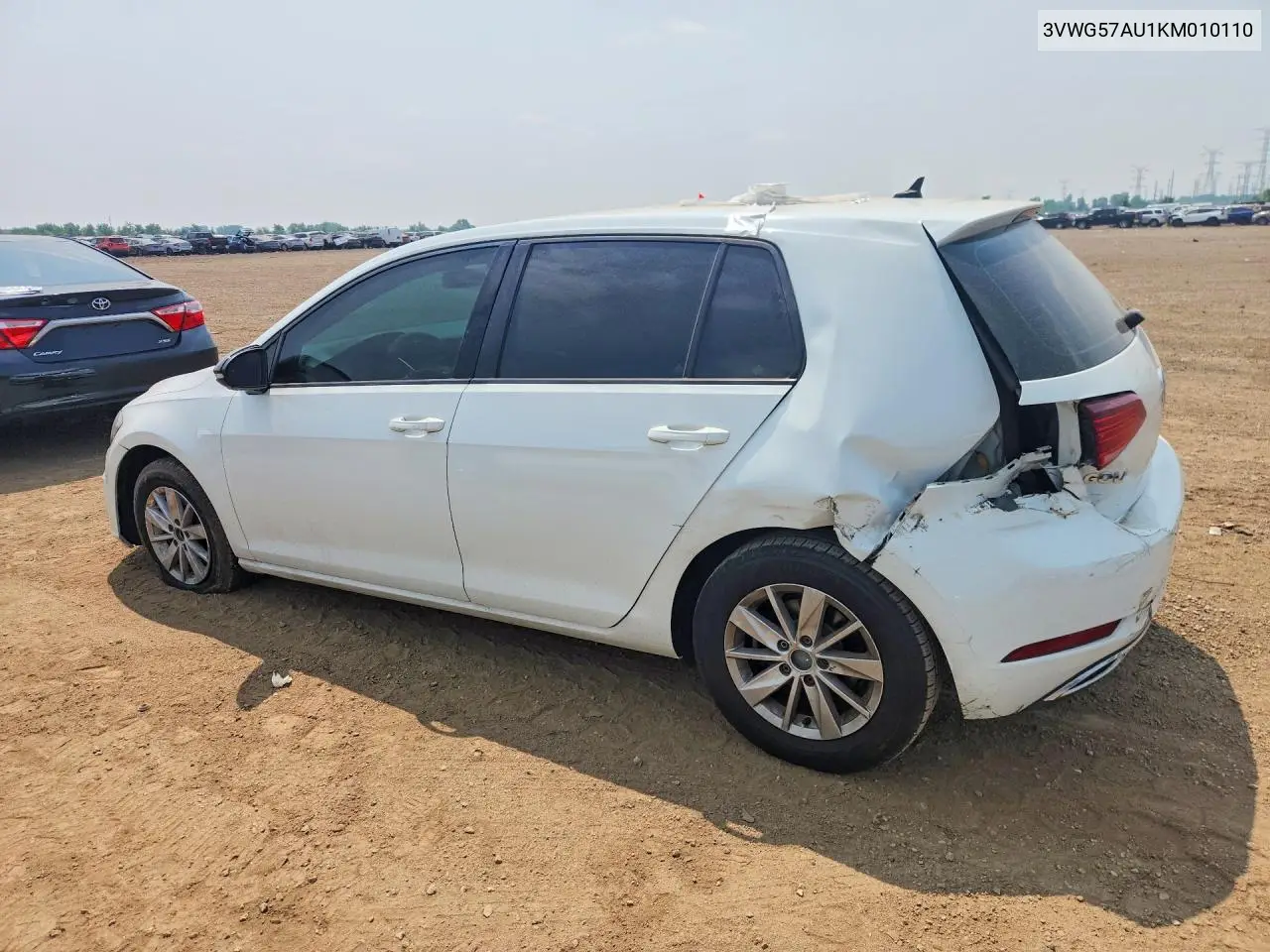 2019 Volkswagen Golf S VIN: 3VWG57AU1KM010110 Lot: 60967356