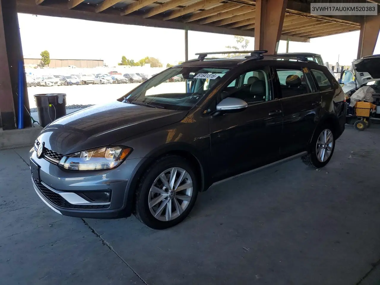 2019 Volkswagen Golf Alltrack S VIN: 3VWH17AU0KM520383 Lot: 61641316