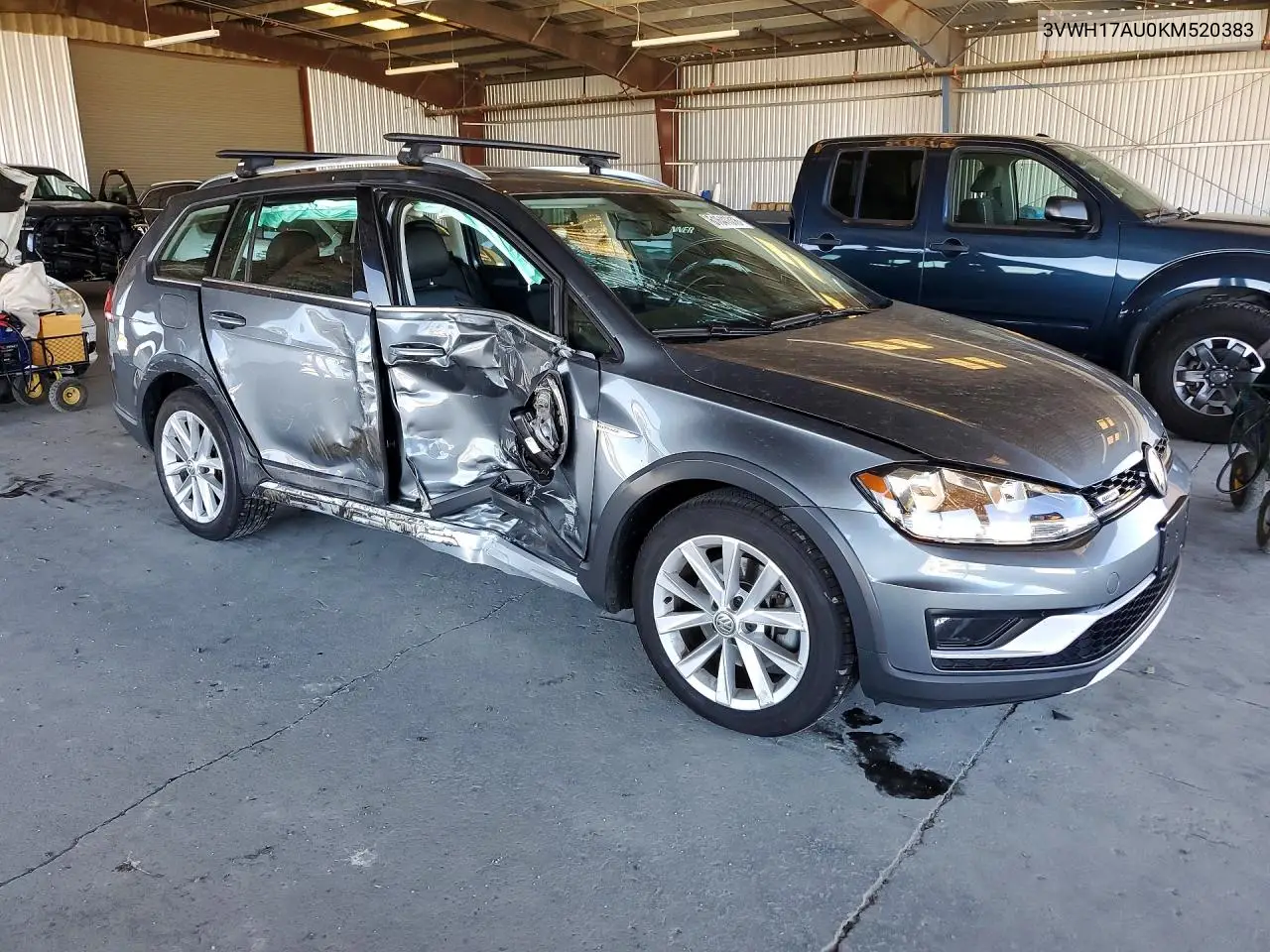 2019 Volkswagen Golf Alltrack S VIN: 3VWH17AU0KM520383 Lot: 61641316