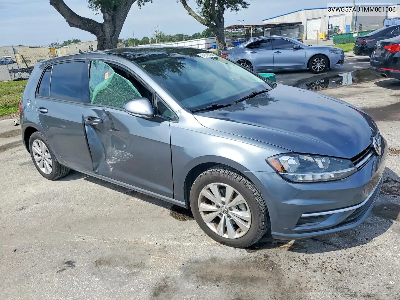 2021 Volkswagen Golf VIN: 3VWG57AU1MM001006 Lot: 61701296