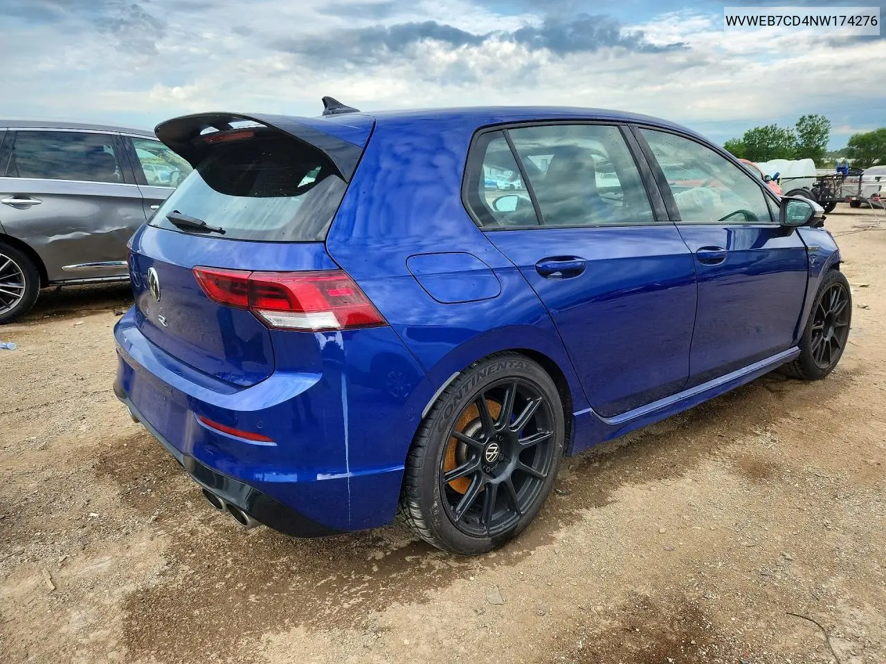 2022 Volkswagen Golf R VIN: WVWEB7CD4NW174276 Lot: 58252916
