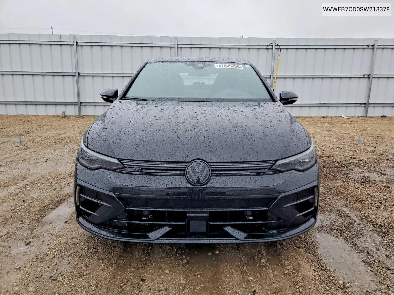 2025 Volkswagen Golf R Black Edition VIN: WVWFB7CD0SW213378 Lot: 47005886