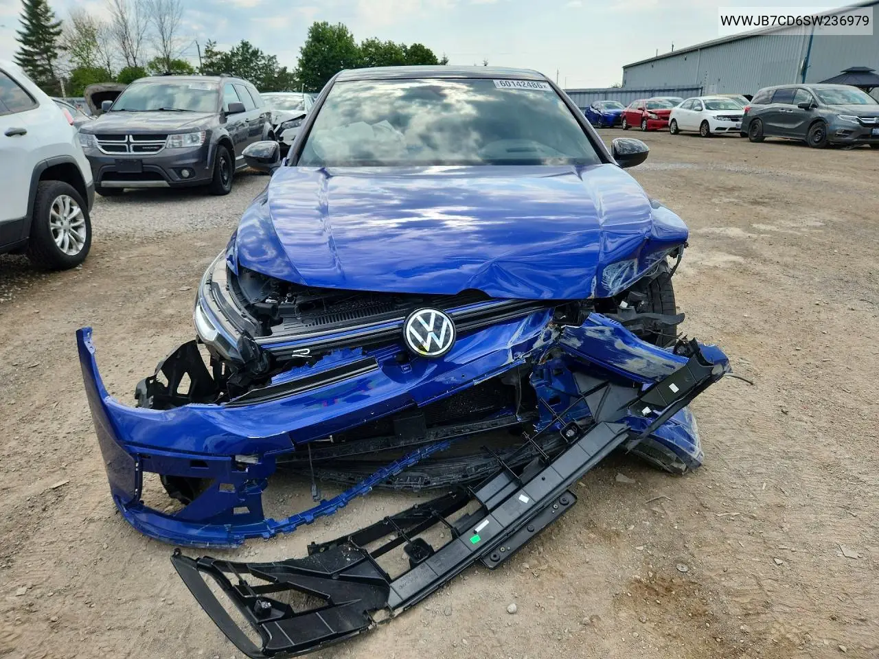 2025 Volkswagen Golf R VIN: WVWJB7CD6SW236979 Lot: 60142486