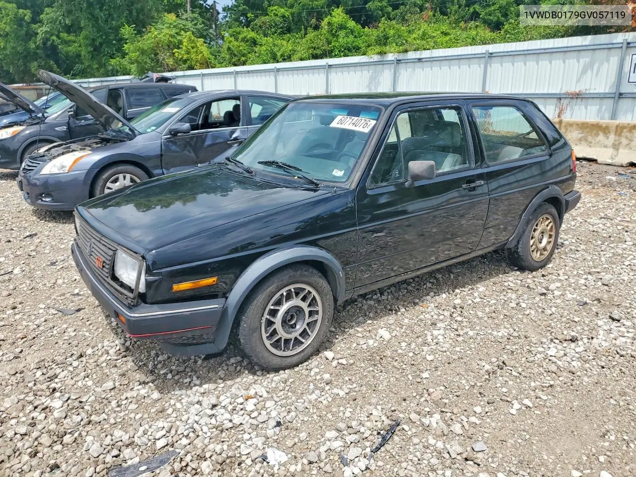 1986 Volkswagen Gti VIN: 1VWDB0179GV057119 Lot: 60714076