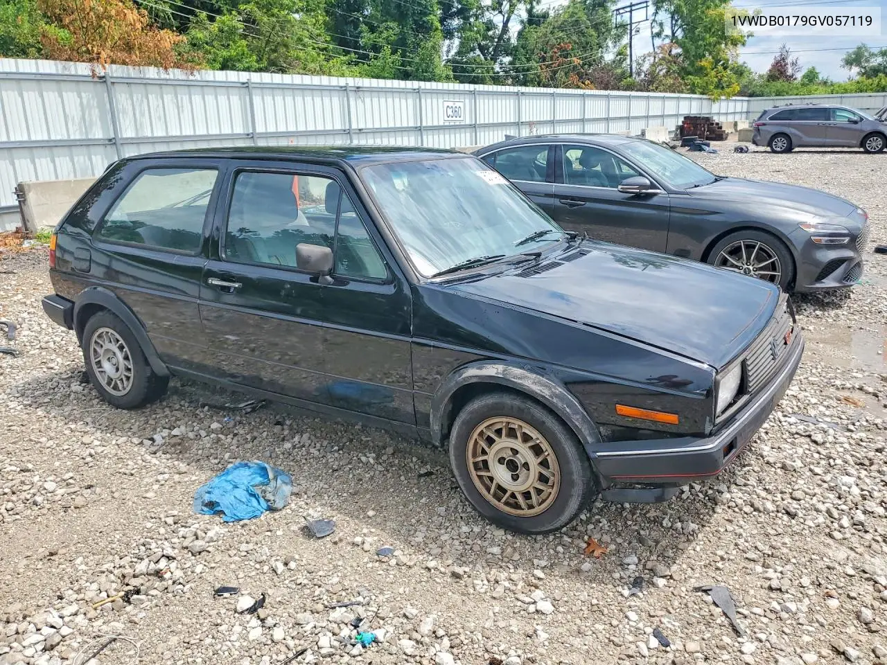 1986 Volkswagen Gti VIN: 1VWDB0179GV057119 Lot: 60714076