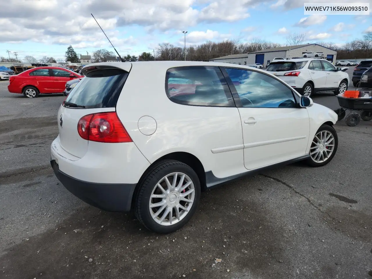 WVWEV71K56W093510 2006 Volkswagen New Gti