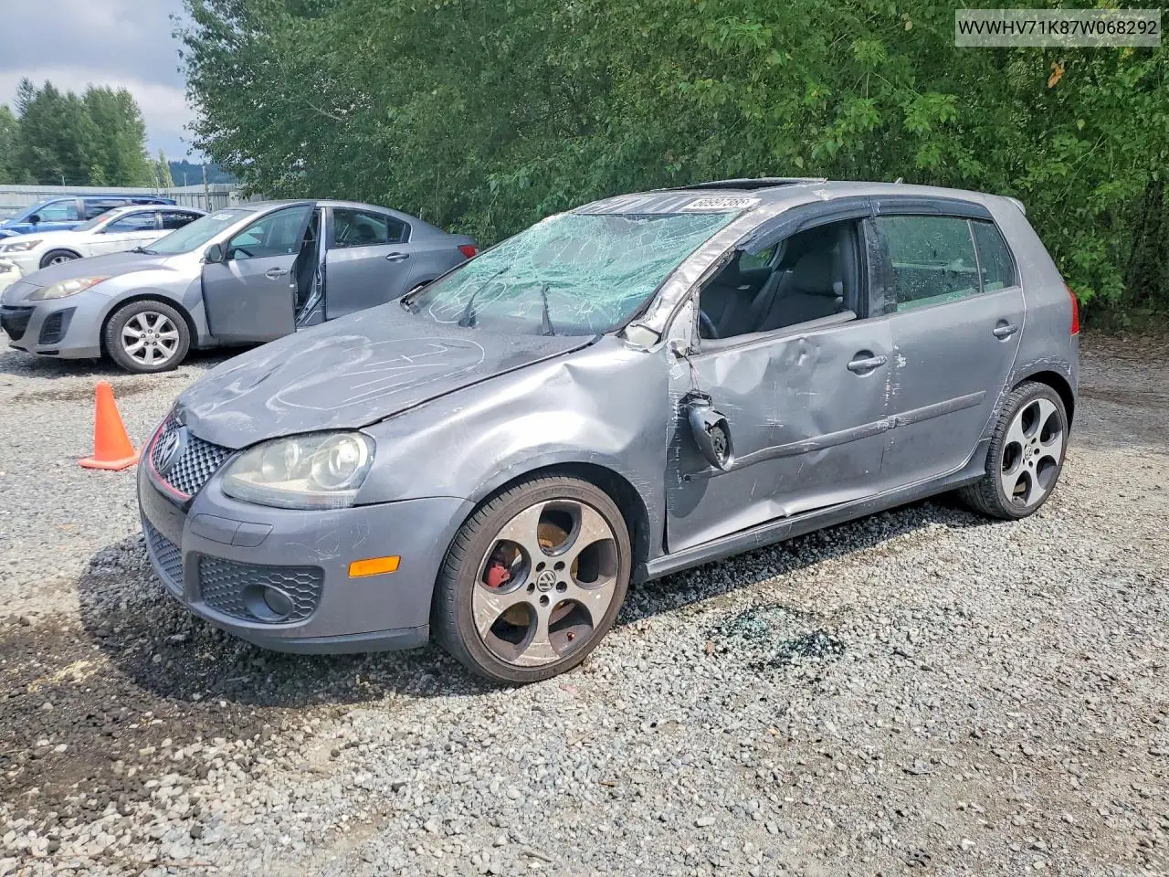 2007 Volkswagen New Gti VIN: WVWHV71K87W068292 Lot: 60997386