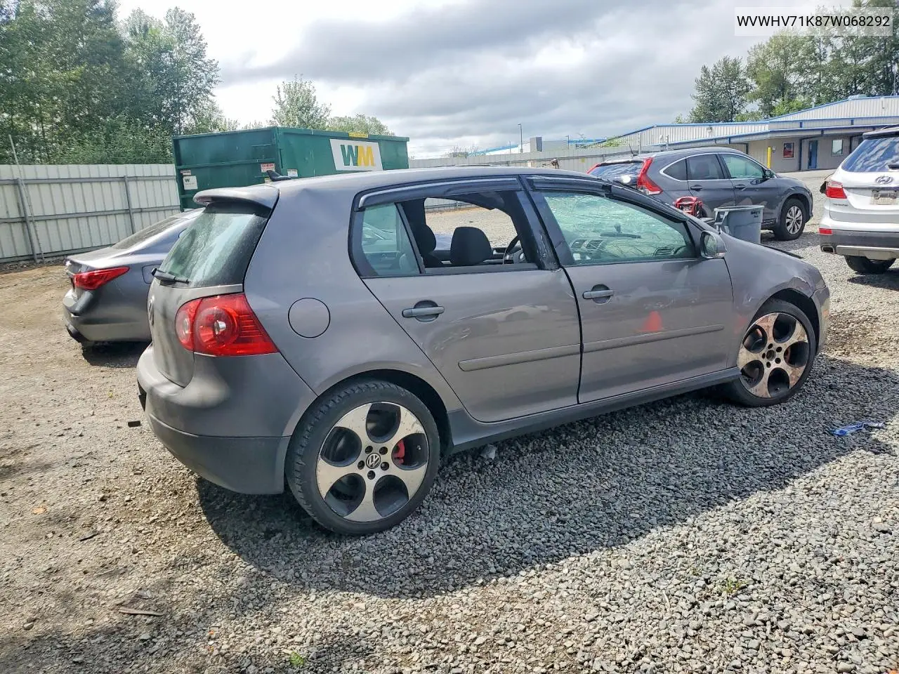 2007 Volkswagen New Gti VIN: WVWHV71K87W068292 Lot: 60997386