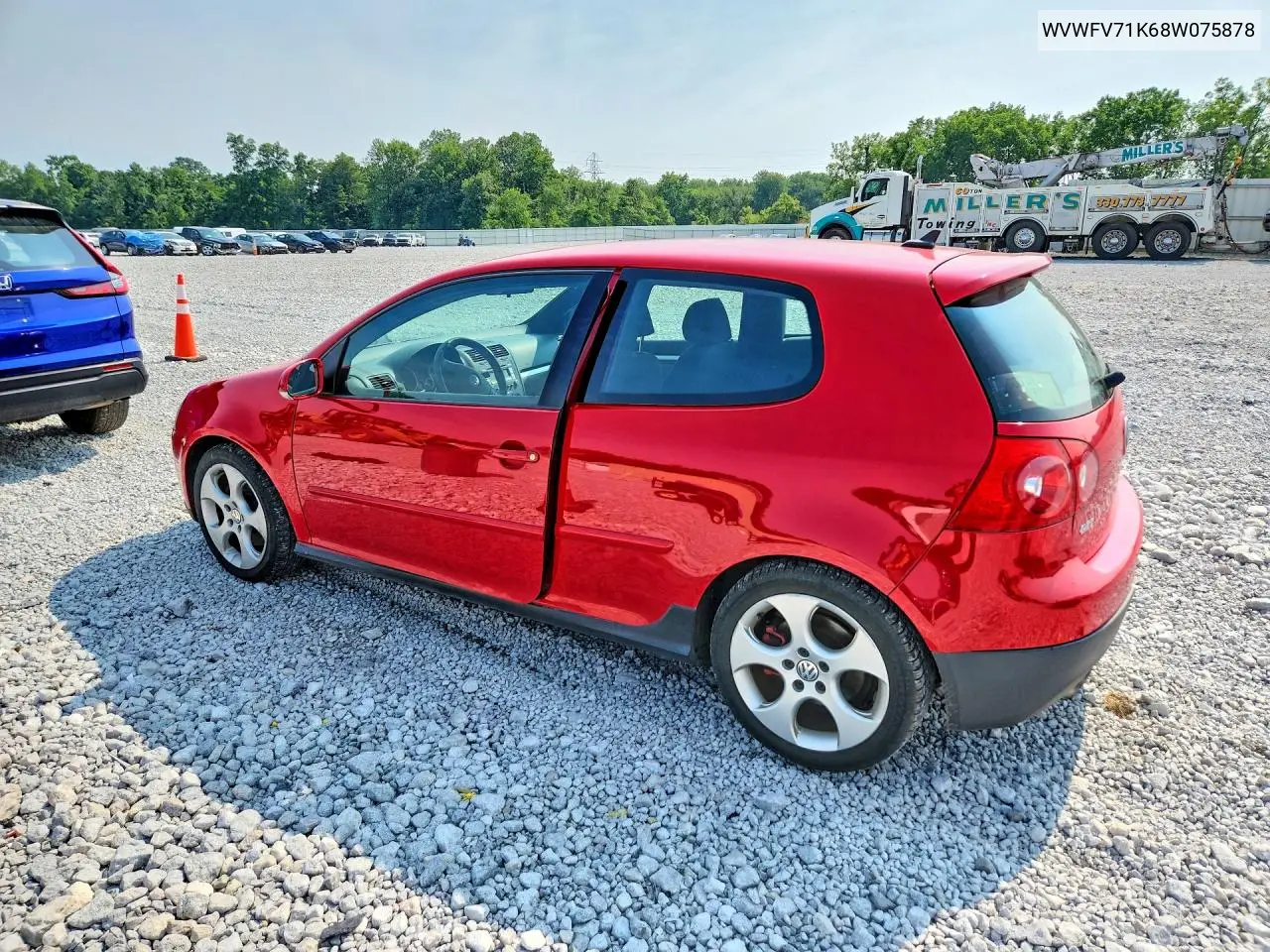 2008 Volkswagen Gti VIN: WVWFV71K68W075878 Lot: 60959166