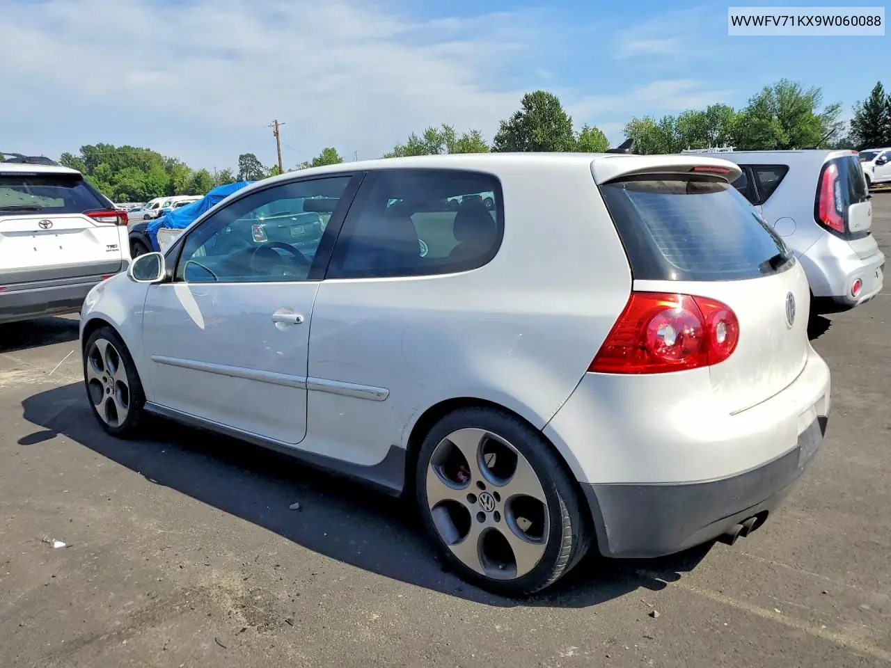2009 Volkswagen Gti VIN: WVWFV71KX9W060088 Lot: 59825846