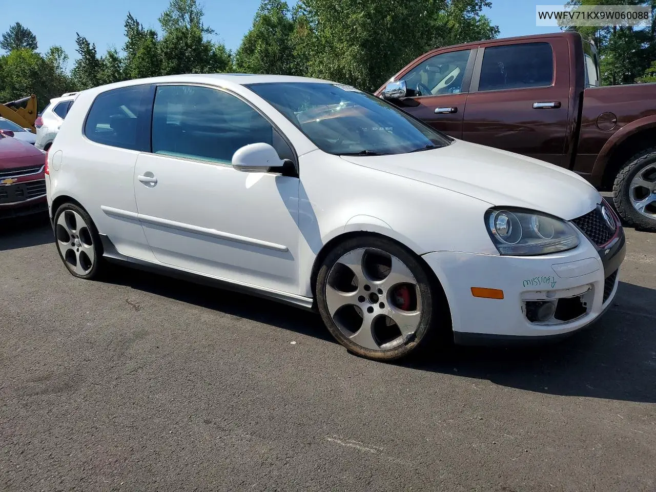 2009 Volkswagen Gti VIN: WVWFV71KX9W060088 Lot: 59825846