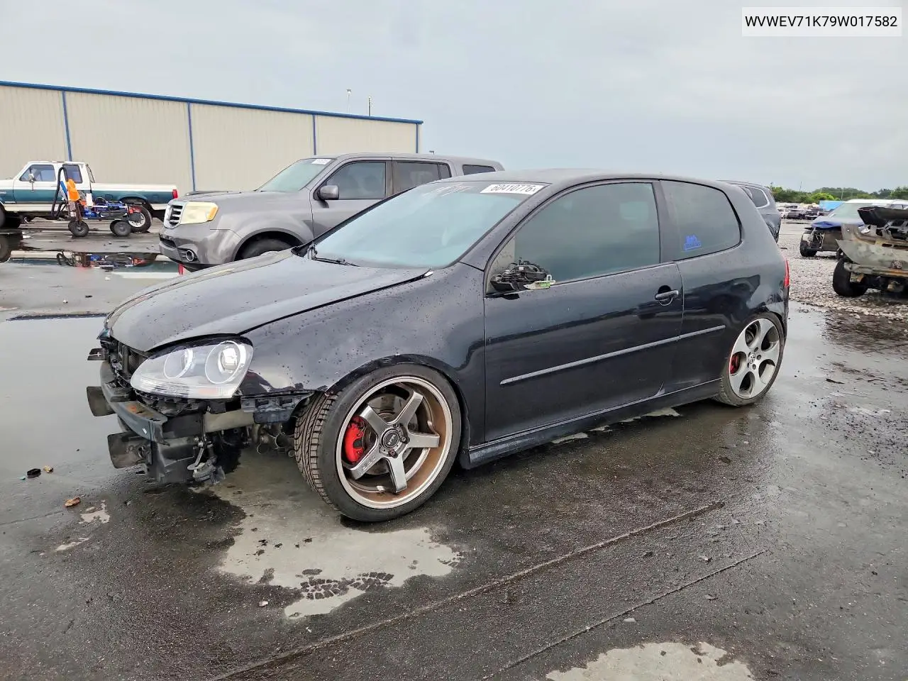 2009 Volkswagen Gti VIN: WVWEV71K79W017582 Lot: 60410776
