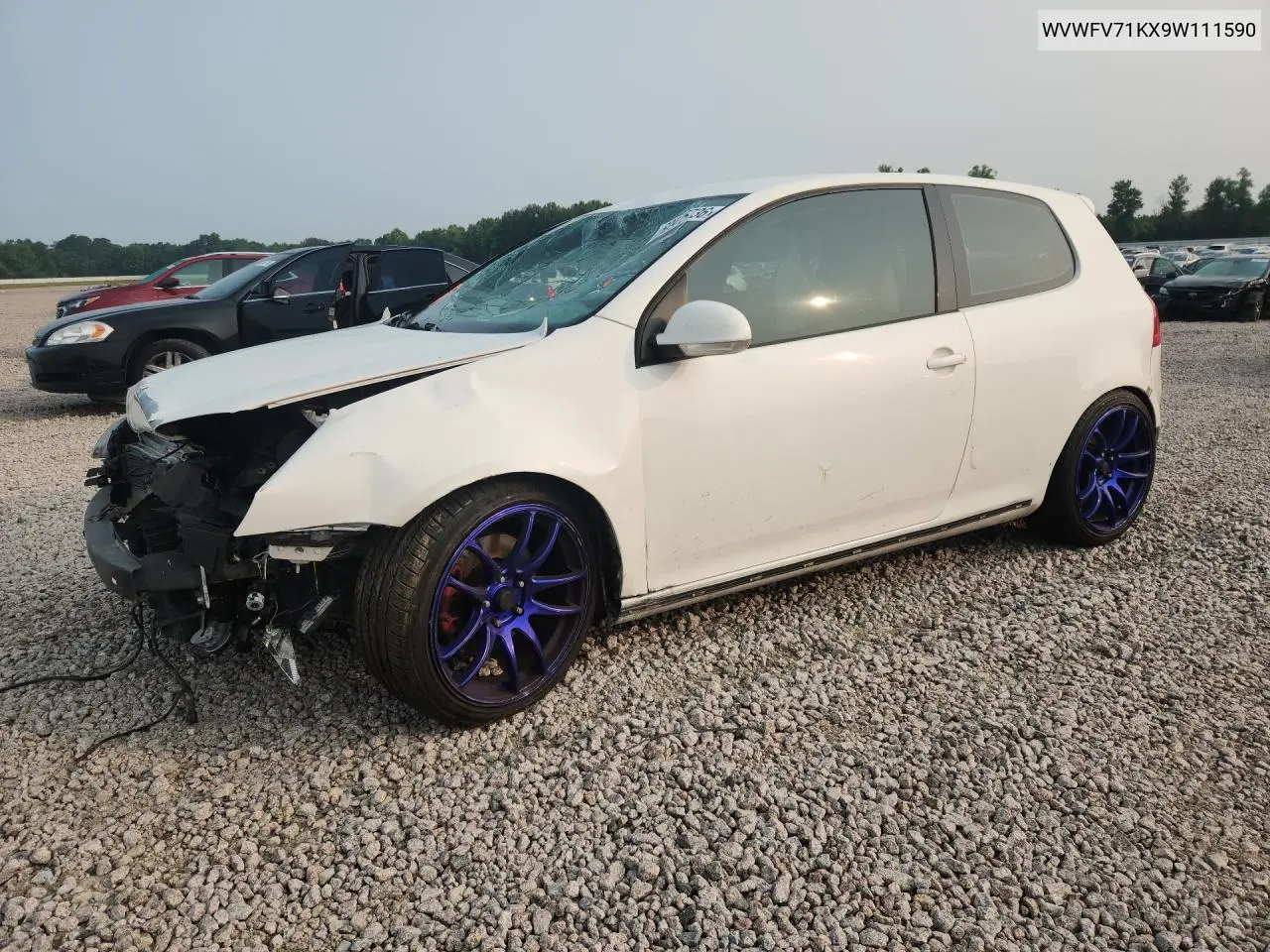 2009 Volkswagen Gti VIN: WVWFV71KX9W111590 Lot: 60975736