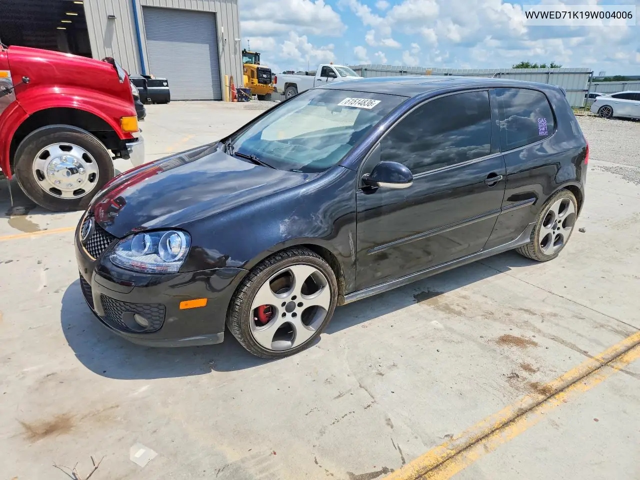 2009 Volkswagen Gti VIN: WVWED71K19W004006 Lot: 61514836