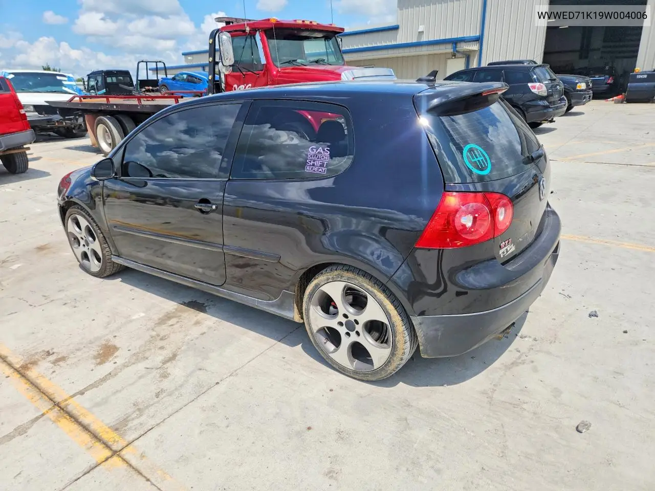 2009 Volkswagen Gti VIN: WVWED71K19W004006 Lot: 61514836