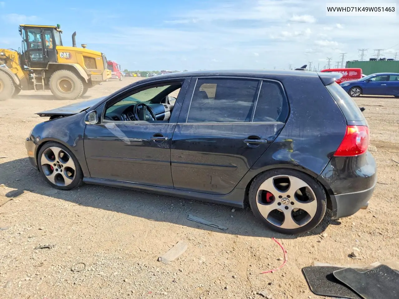 2009 Volkswagen Gti VIN: WVWHD71K49W051463 Lot: 77247815