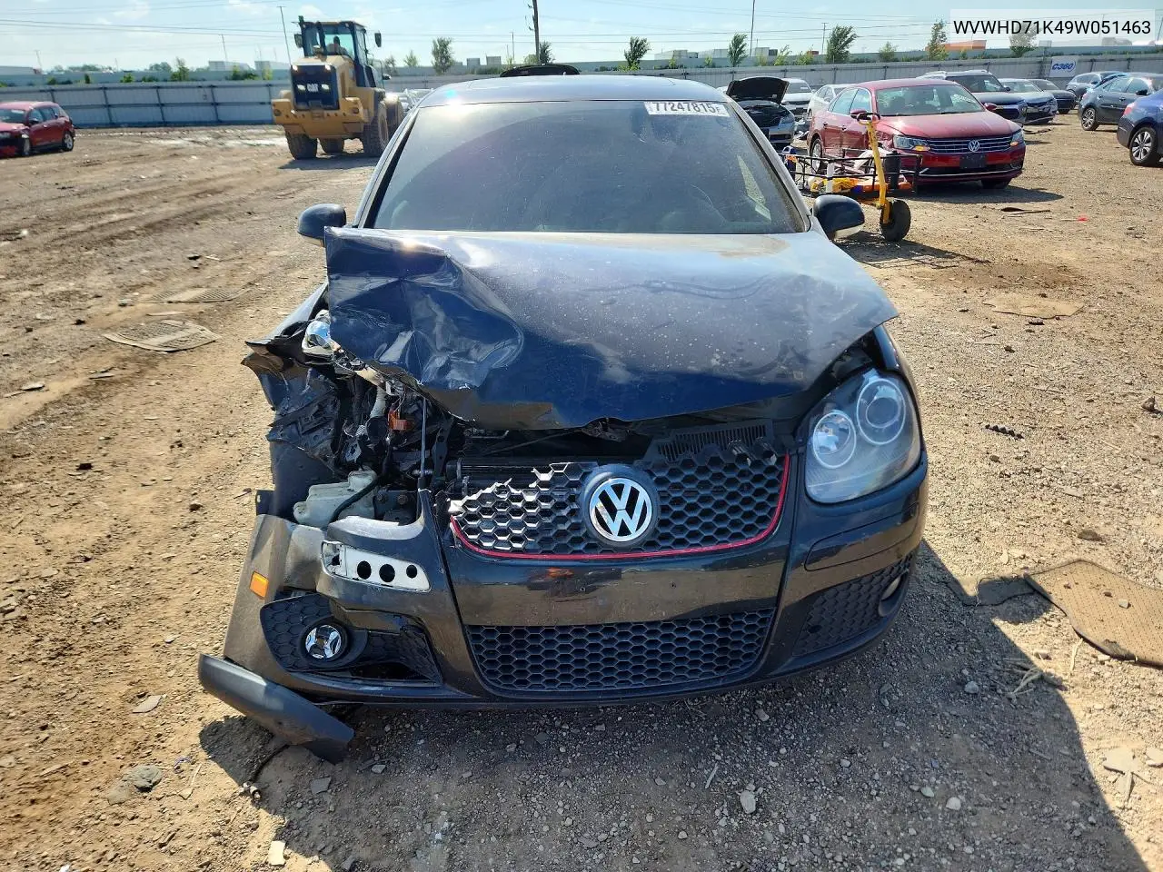 2009 Volkswagen Gti VIN: WVWHD71K49W051463 Lot: 77247815