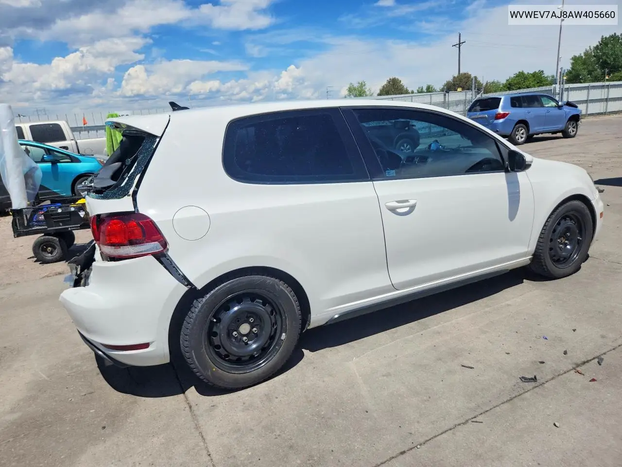 2010 Volkswagen Gti VIN: WVWEV7AJ8AW405660 Lot: 54902116