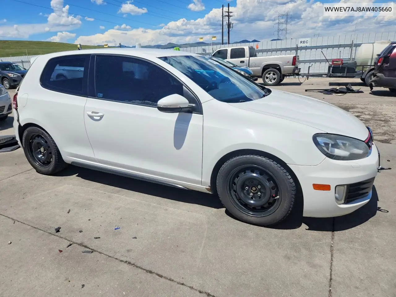2010 Volkswagen Gti VIN: WVWEV7AJ8AW405660 Lot: 54902116