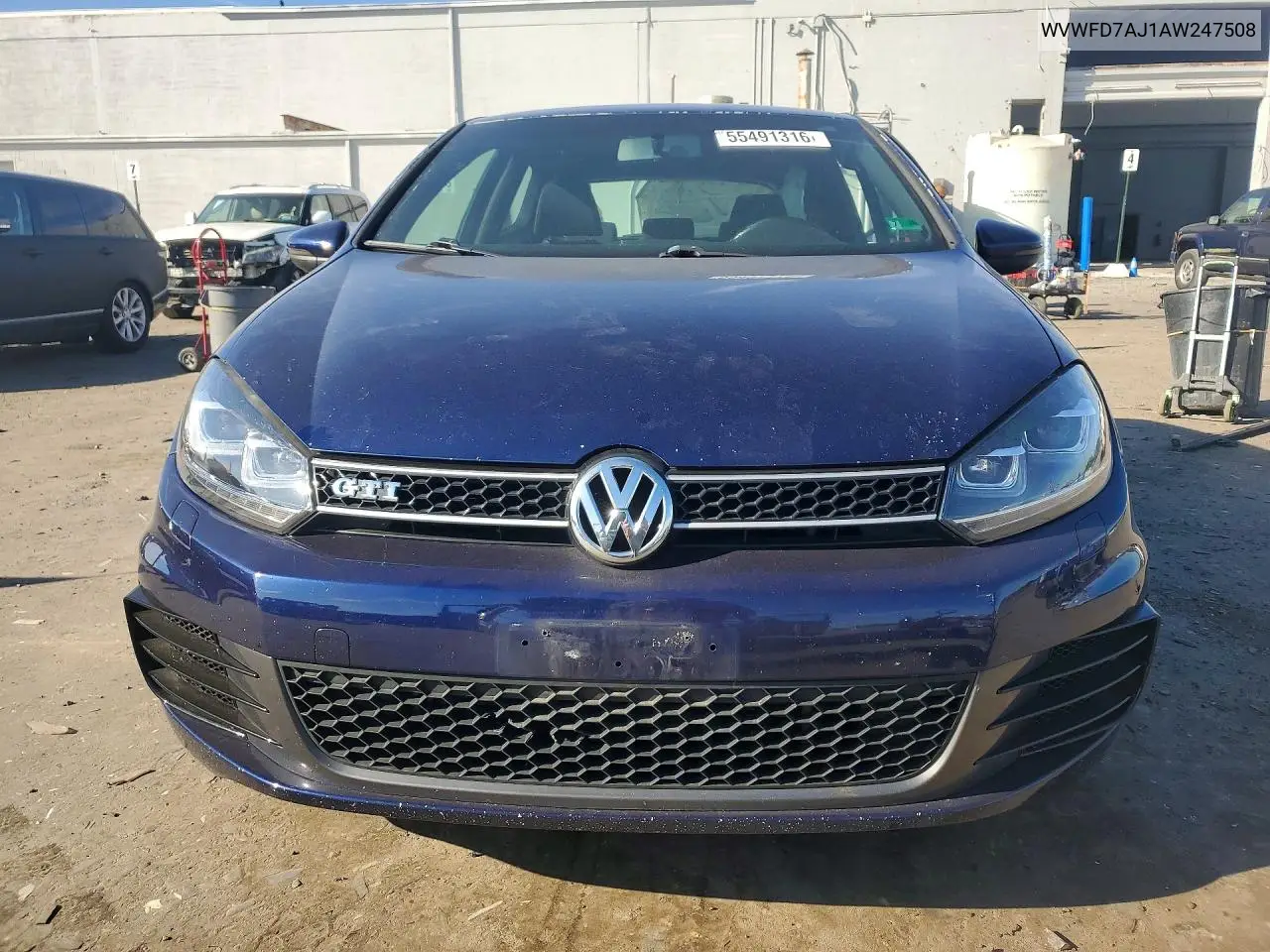 2010 Volkswagen Gti VIN: WVWFD7AJ1AW247508 Lot: 55491316