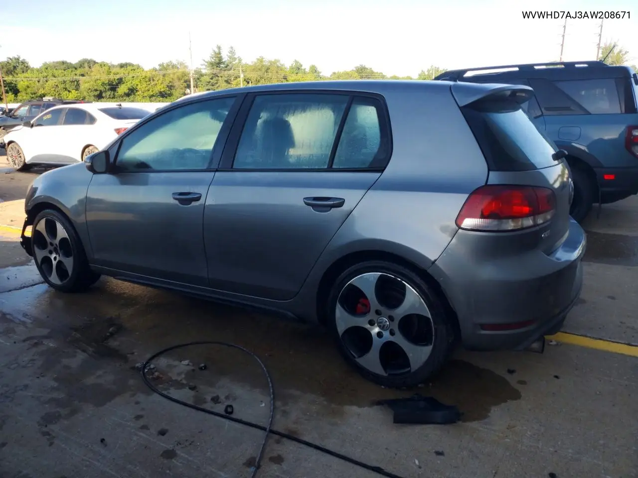 2010 Volkswagen Gti VIN: WVWHD7AJ3AW208671 Lot: 57892136