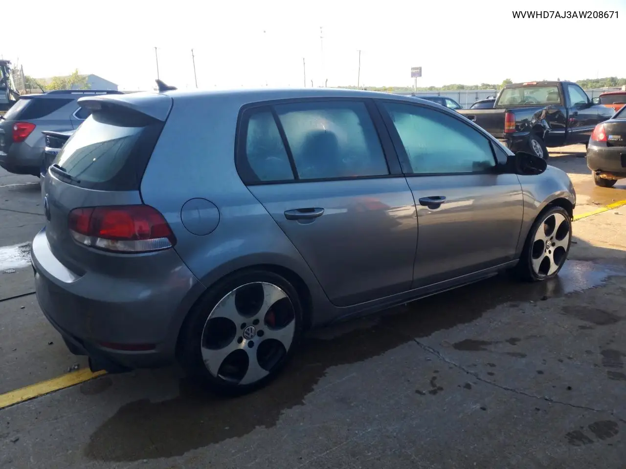 2010 Volkswagen Gti VIN: WVWHD7AJ3AW208671 Lot: 57892136