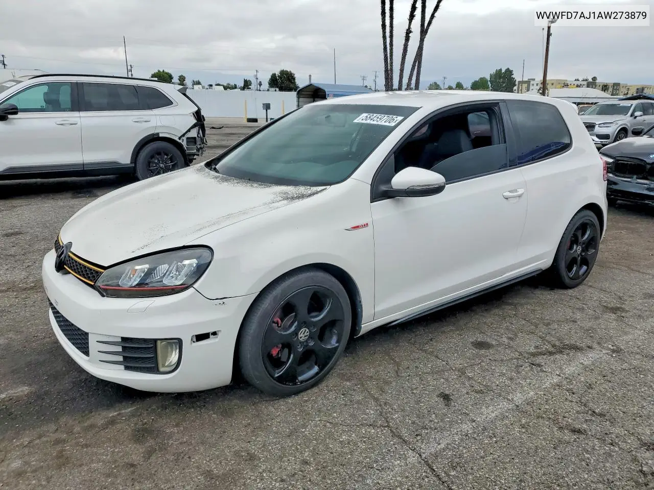 2010 Volkswagen Gti VIN: WVWFD7AJ1AW273879 Lot: 58459706