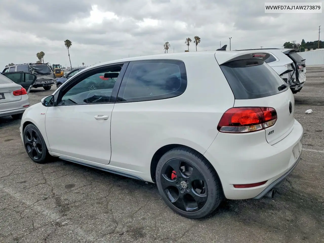 2010 Volkswagen Gti VIN: WVWFD7AJ1AW273879 Lot: 58459706