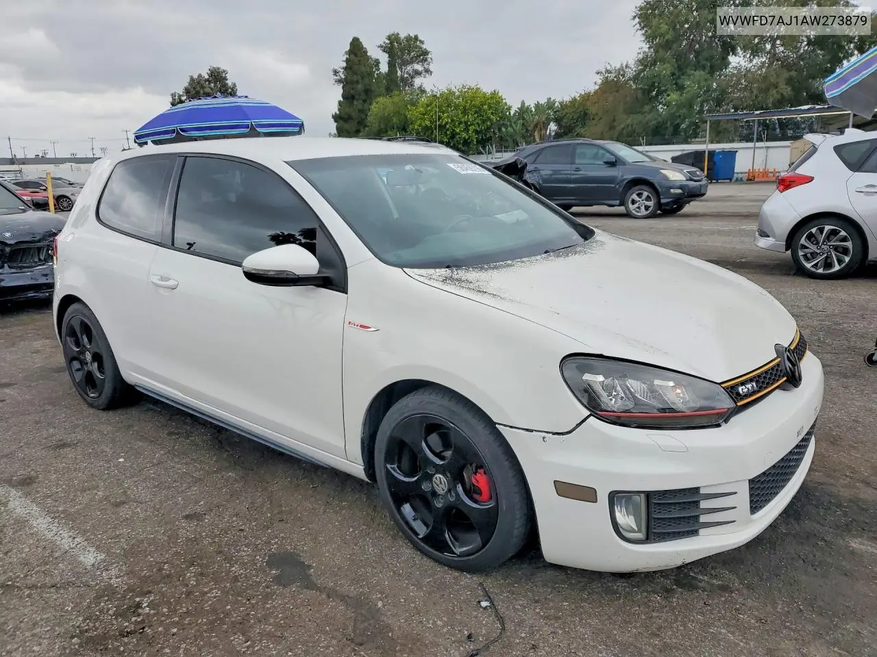 2010 Volkswagen Gti VIN: WVWFD7AJ1AW273879 Lot: 58459706