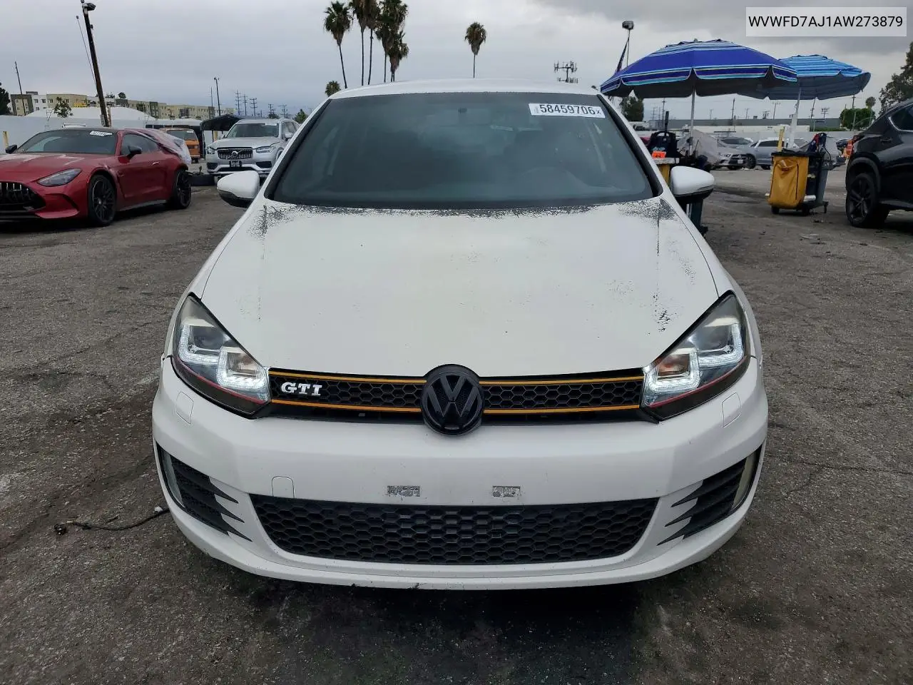 2010 Volkswagen Gti VIN: WVWFD7AJ1AW273879 Lot: 58459706