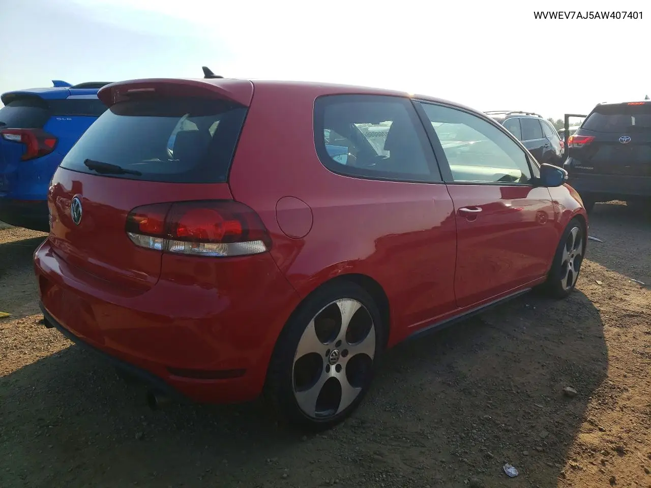 2010 Volkswagen Gti VIN: WVWEV7AJ5AW407401 Lot: 60766066