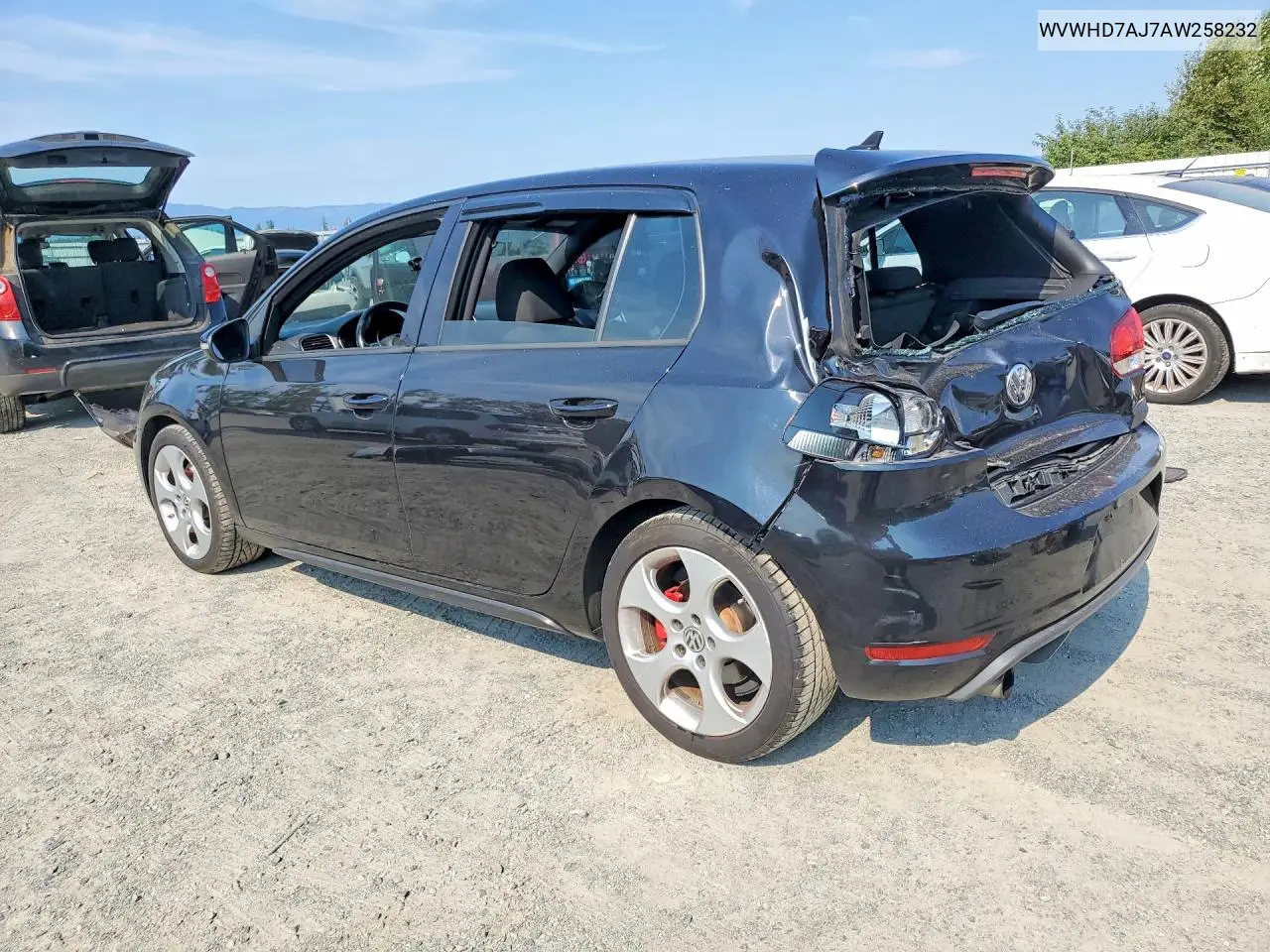 2010 Volkswagen Gti VIN: WVWHD7AJ7AW258232 Lot: 61567576