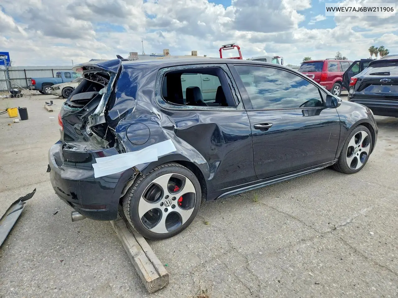 2011 Volkswagen Gti VIN: WVWEV7AJ6BW211906 Lot: 54816616