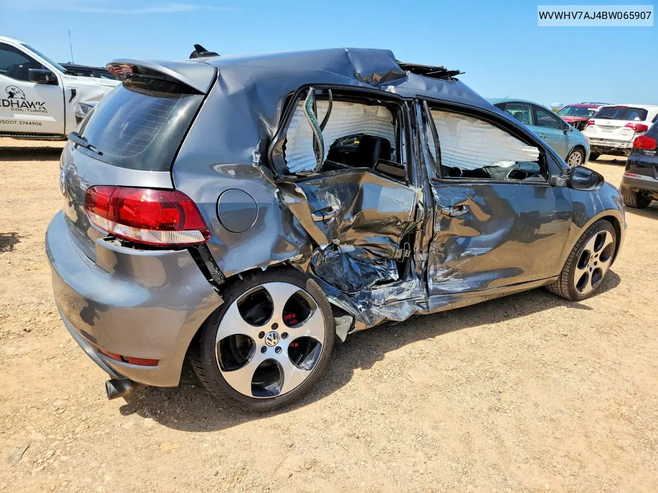2011 Volkswagen Gti VIN: WVWHV7AJ4BW065907 Lot: 54904166