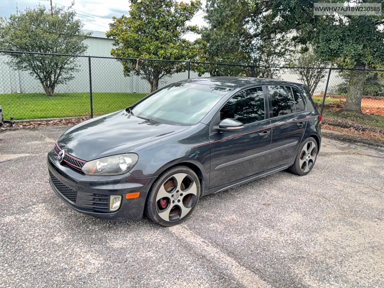 2011 Volkswagen Gti VIN: WVWHV7AJ1BW230585 Lot: 56339876