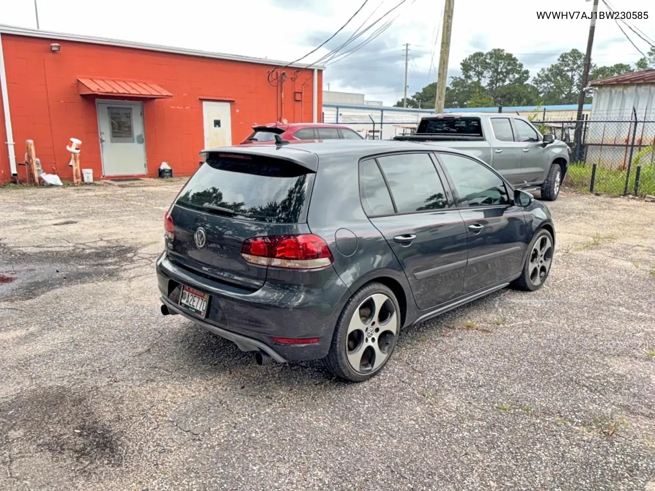 2011 Volkswagen Gti VIN: WVWHV7AJ1BW230585 Lot: 56339876