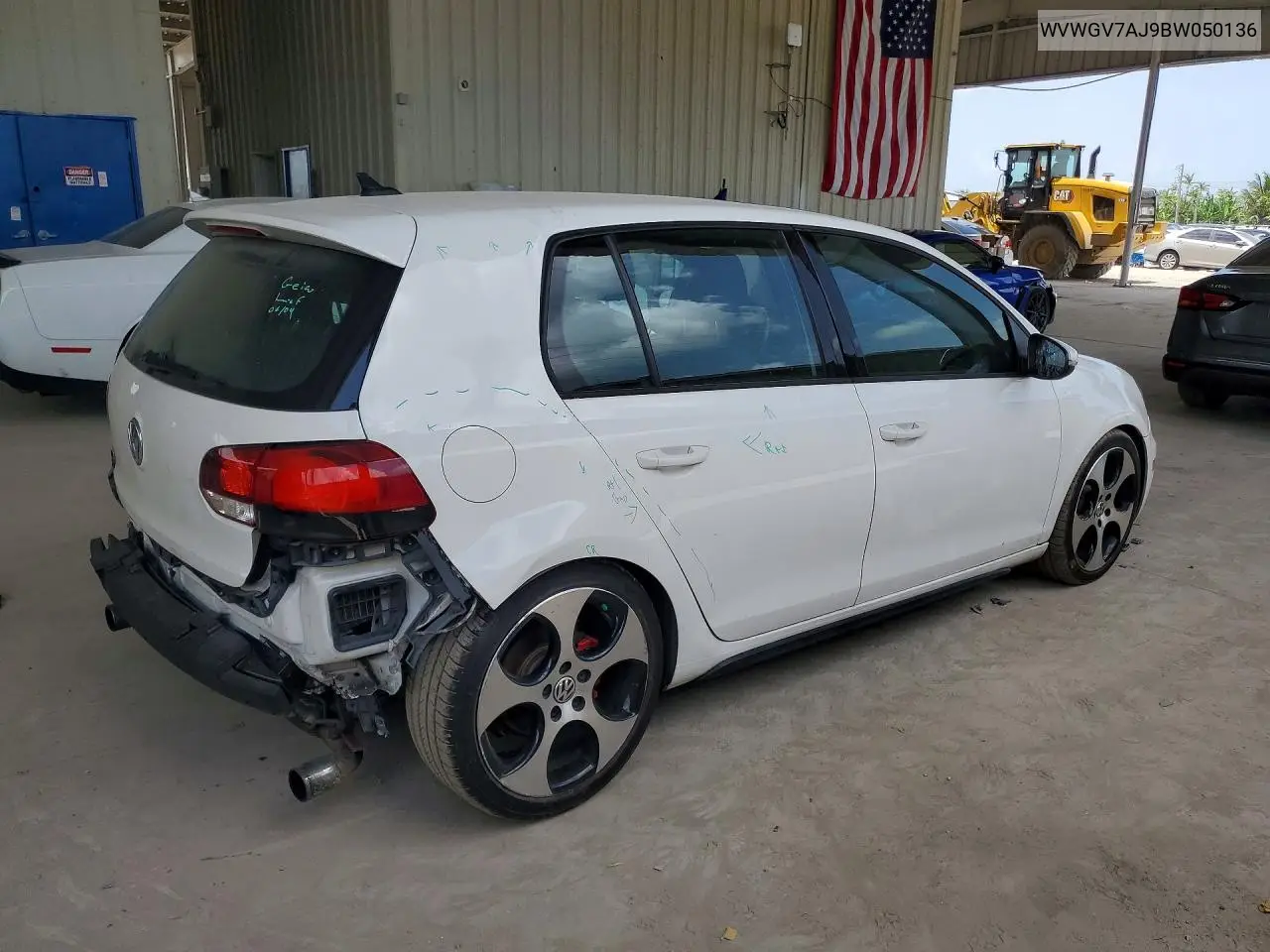 2011 Volkswagen Gti VIN: WVWGV7AJ9BW050136 Lot: 58994066