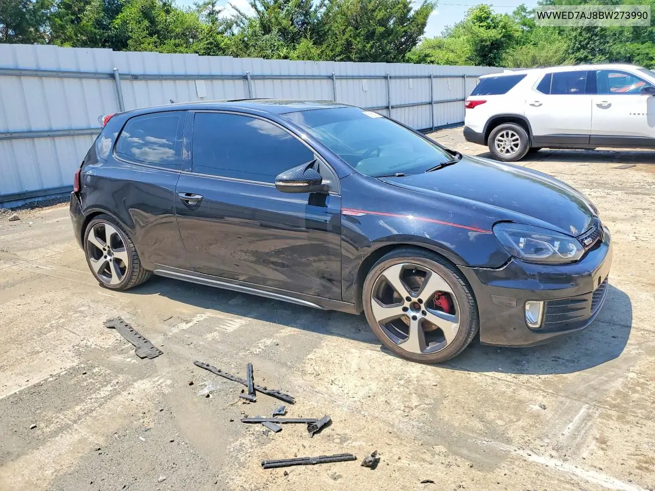 2011 Volkswagen Gti VIN: WVWED7AJ8BW273990 Lot: 59160126