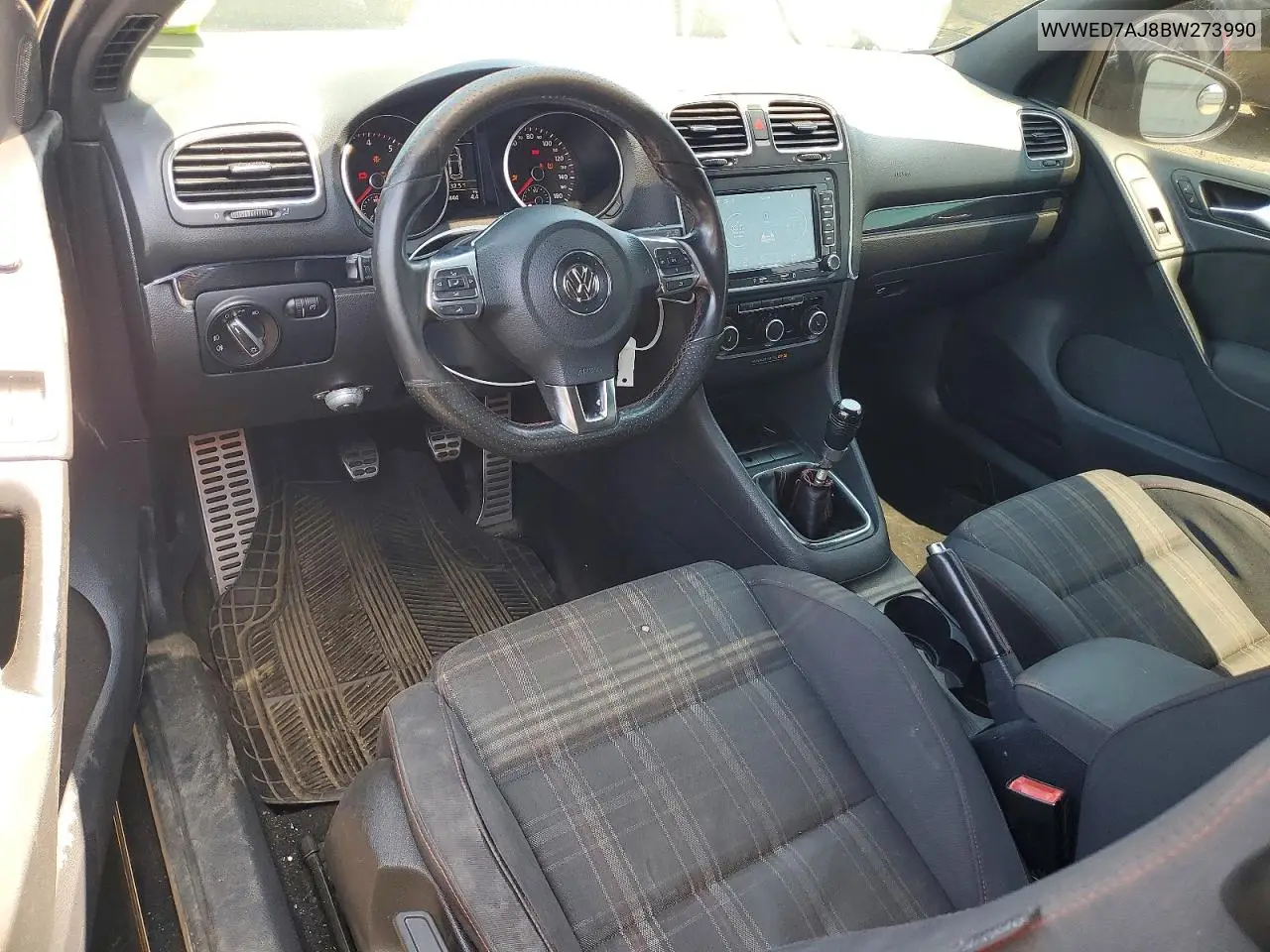 2011 Volkswagen Gti VIN: WVWED7AJ8BW273990 Lot: 59160126