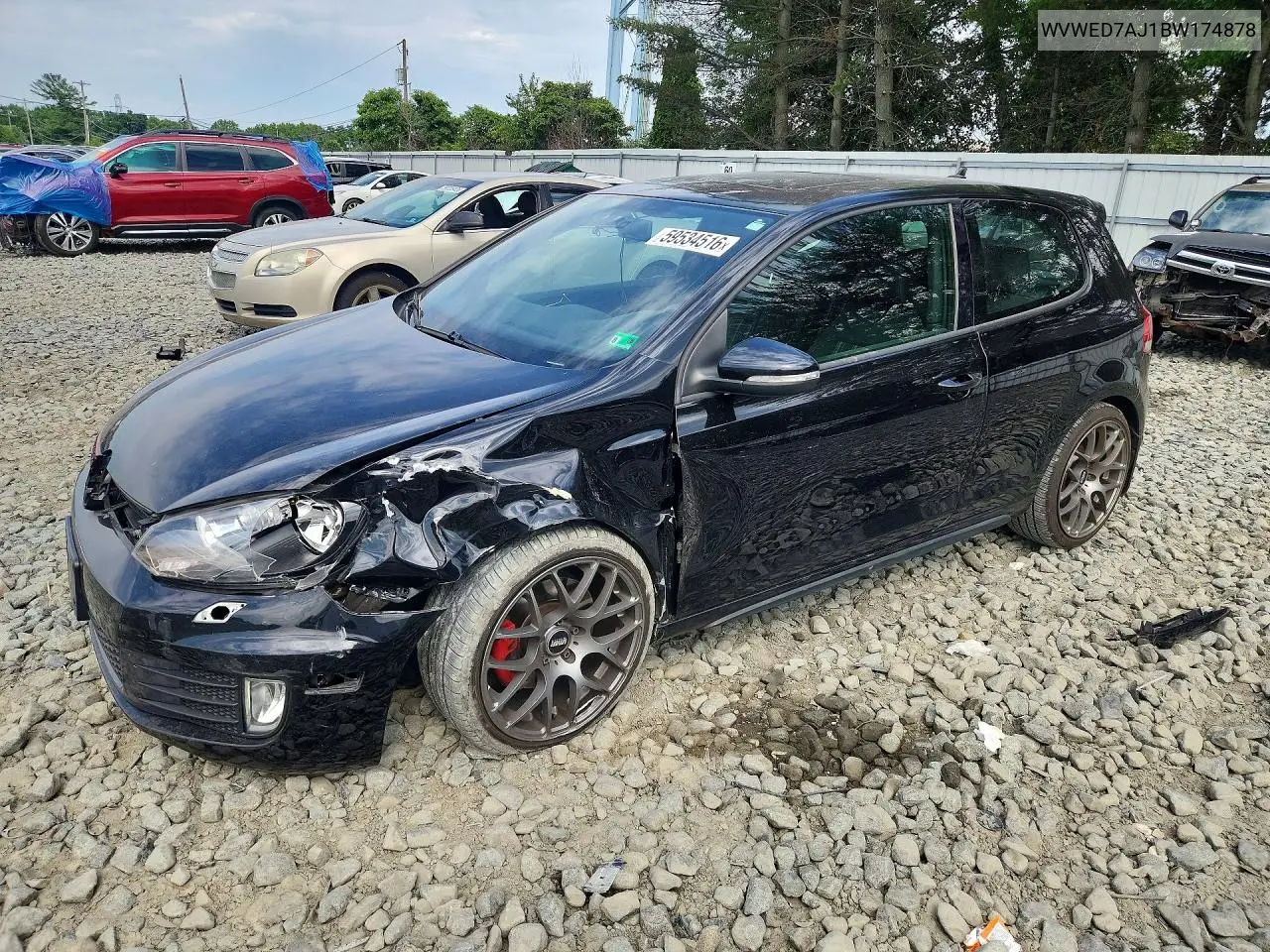 2011 Volkswagen Gti VIN: WVWED7AJ1BW174878 Lot: 59534516